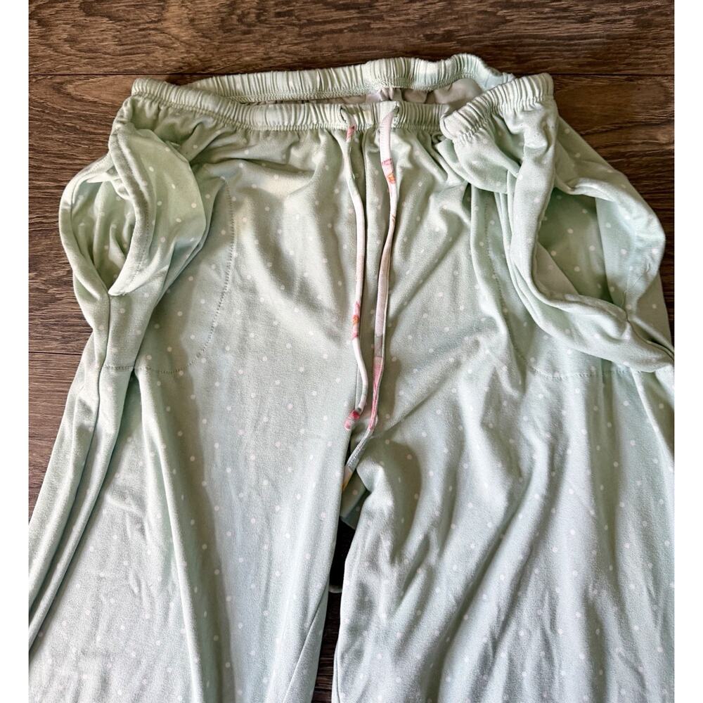 Flora Nikrooz Floral Pajama Lounge Set Robe Tank Pants Cottagecore Romantic Sz M - Picture 7 of 16